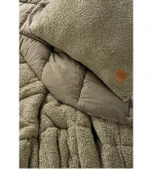 Cotton Box Tek Kişilik Peluş Yorgan Seti Taş - 2