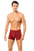 Looksense Erkek Dude 2 li Düz ve Desenli Likralı Boxer 1402 thumbnail 3