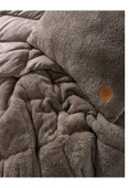 Cotton Box Tek Kişilik Peluş Yorgan Seti Bej - 2