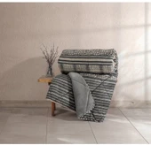 Cotton Box Velvet Tek Kişilik Yorgan Tımbre Antrasit 155*215 - 1