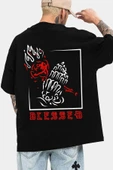 Unisex Blesseb Baskılı T-shirt thumbnail 3