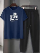 Unisex Los Angles Baskılı Eşofman Takımı - 1
