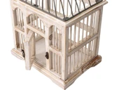 Porland Bird House Beyaz Dekoratif Obje 26x19x38 cm 04STY009881 - 3