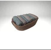 Özdilek Havlu Kutulu Peceteli 6 lı Native Bej- Yeşil - 1