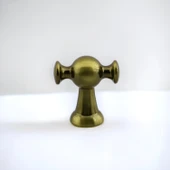 Manolya Antik Sarı Kulp Düğme Tek Vidalı Çekmece Kulbu Kulpları Mutfak Mobilya Dolabı Dolap Kulpu thumbnail 6