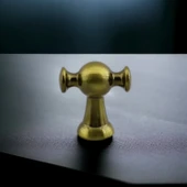 Manolya Antik Sarı Kulp Düğme Tek Vidalı Çekmece Kulbu Kulpları Mutfak Mobilya Dolabı Dolap Kulpu thumbnail 5