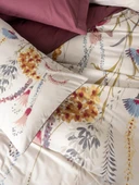 Cotton Box Rnf Modeline Tek Kişilik Nevresim Takımı Flos Bordo - 2