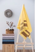Cotton box Twins Bukle  Havlu 75x150 Sarı - 1