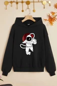 Çocuk Astronot Baskılı Sweatshirt thumbnail 1