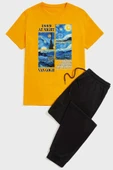 Unisex Van Gogh Baskılı Eşofman Takımı thumbnail 3