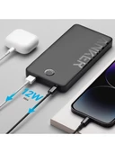 (OUTLET) Anker 323 Powerbank 10000mAh - PowerCore 10K II Taşınabilir Hızlı Şarj Cihazı - 12W - Siyah - A1334 (Anker Türkiye Garantili) - 4