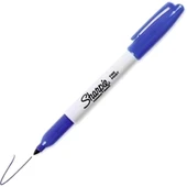 Sharpie Fine Permanent Markör Kalem Mavi - 2 adet - 1
