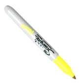 Sharpie Neon Permanent Markör Kalem Fosforlu Sarı - 2 adet - 1