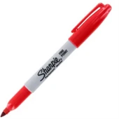 Sharpie Fine Permanent Markör Kalem Kırmızı - 2 adet - 1