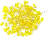 1000 adet 5 mm Sarı Led - 1