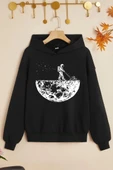 Çocuk Uzay Temalı Baskılı Sweatshirt thumbnail 1