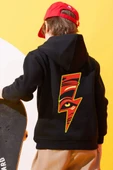 Çocuk  Yıldırım Baskılı Sweatshirt - 1