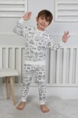 Boyanabilir Çocuk Pijama Takımı + Kalem Hediyeli I Renkli Rüyalar I Her Yıkamada Yeniden Tasarla - 4