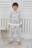 Boyanabilir Çocuk Pijama Takımı + Kalem Hediyeli I Renkli Rüyalar I Her Yıkamada Yeniden Tasarla - 11