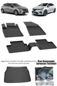 Sahler Renault Clio 5 2020+ Uyumlu 4.5D SAHLER Premium Havuzlu Paspas ve Liner Marka 3D Bagaj Havuzu - Clio thumbnail 2