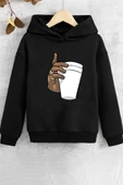 Çocuk Tupac Coffee Baskılı Sweatshirt thumbnail 1