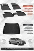 Sahler Renault Clio 5 2020+ Uyumlu 4.5D SAHLER Premium Havuzlu Paspas ve Liner Marka 3D Bagaj Havuzu - Clio thumbnail 1