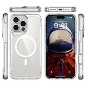 Apple iPhone 16 Pro Max Kılıf Zore M-safe Şarj Özellikli T-Max M-safe Kapak - 5