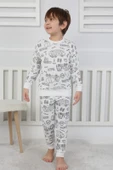 Boyanabilir Çocuk Pijama Takımı + Kalem Hediyeli I Renkli Rüyalar I Her Yıkamada Yeniden Tasarla - 9