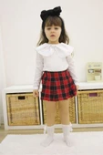 Çocuk Şort Etek Bluz Takım - 3