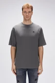 Bad Bear Damon Antrasit Erkek Oversize Tişört thumbnail 2