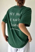 Unisex Hey you Baskılı T-shirt - 7