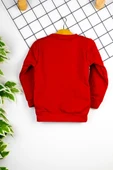 Kız Çocuk Giyim - Pamuklu, Rahat ve Şık Çiçek Baskılı Sweatshirt - 3