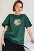 Unisex Neighbor's Ukiyo E Baskılı T-shirt thumbnail 1