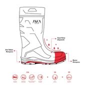 Mekap Anka Pro 904 Pu Haki Çizme 45 No thumbnail 3