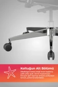 Ergolife Synchrosit 10 Ergonomik Ofis Sandalyesi | Bel Destekli, Fileli Sırt Destekli, Çalışma Sandalyesi -1F6.7.1.544 - 7