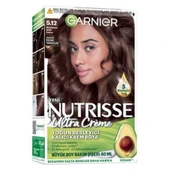 Garnier Nutrisse Ultra Krem 5-12 Büyüleyici Küllü Kahve - 1
