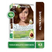 Garnier Nutrisse Yoğun Besleyici Kalıcı Krem Saç Boyası 4-3 Altın Kahve - 2