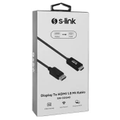 S-Link SW-SGG43 Display TO HDMI 1.8 MT 1.8m Kablo - 1