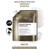 Loreal Professionnel Absolut Repair Molecular Yıpranmış Saçlar için Arındırıcı Refill Şampuan 500ml - 1
