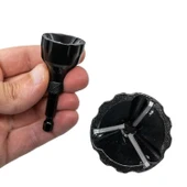 Çapak Alma Raspa Raspası Aparatı 3-20 mm Saplı Pah Giderici 1/4 Bits Uçlu Matkap Uyumlu  1 Adet - 3