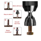 Çapak Alma Raspa Raspası Aparatı 3-20 mm Saplı Pah Giderici 1/4 Bits Uçlu Matkap Uyumlu  1 Adet - 7