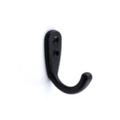 Azra Çanta Elbise Askısı Siyah Duvar Vestiyer Banyo Mutfak Kıyafet Asma Kulp Dolap Askılık Askılığı - 8