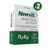 Newvit Vitamin D3 K2 Sprey 30 ml 2 Adet - 1
