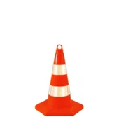 Yol Duba Çeşitleri Otopark Konisi Duba Plastik Esnek Trafik Dubası 50 cm - 1