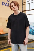 Unisex Yıldırım Baskılı T-shirt - 4