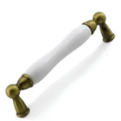Domaniç Porselen Antik Sarı Kulp 128 mm Mobilya Çekmece Mutfak Dolabı Dolap Kapak Kulplar Kulb Kulpu - 4