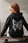 Çocuk Drawing Butterflies Baskılı Sweatshirt thumbnail 1