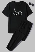 Unisex Potter Baskılı 2'li Eşofman Takımı - 1