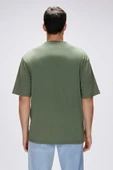Bad Bear Damon Yeşil Erkek Oversize Tişört - 5