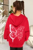 Çocuk Drawing Butterflies Baskılı Sweatshirt thumbnail 3